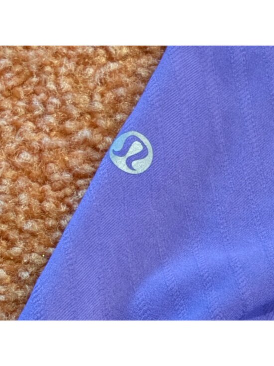 NWOT New Lululemon SenseKnit Running High-Rise Shorts 10" Charged Indigo Size 6 - Picture 9 of 10